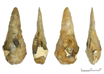 Machados gigantes de 300 mil anos são achados na Inglaterra